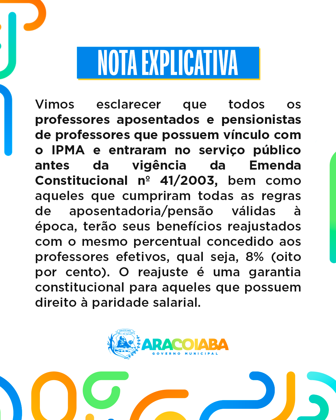 Nota Explicativa