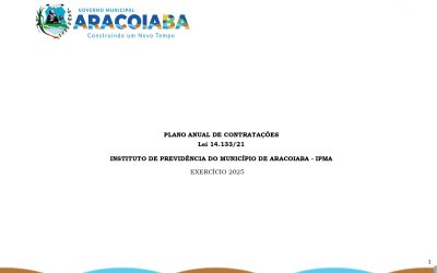 Plano Anual de Contratações